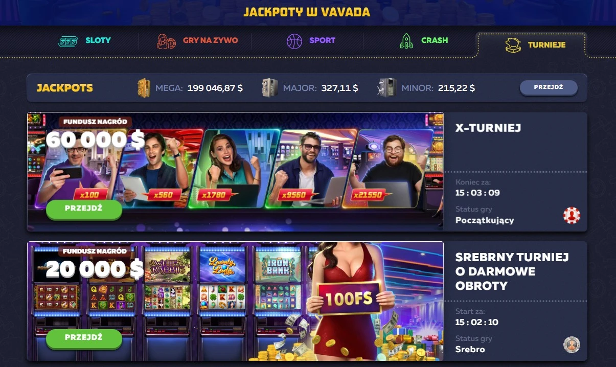 Vavada Casino - Turnieje